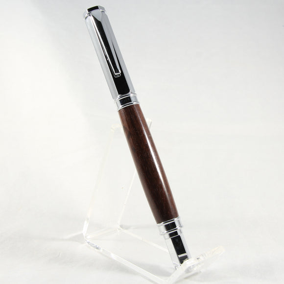 VF-FF Vertex Rosewood Fountain Pen With Chrome Trim