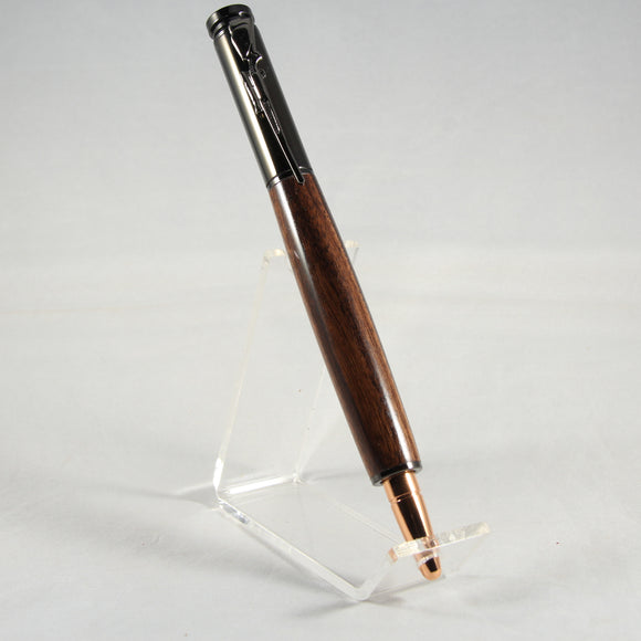 MRR-AD Magnetic Rifle Rollerball Bolivian Rosewood With Gun Metal Trim