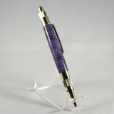 ST-BC Stratus East Box Elder Purple Click Pen With Gold Trim
