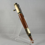 B-DHD Bolt Action Okoume Pen With Antique Brass Trim