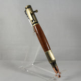 B-DHD Bolt Action Okoume Pen With Antique Brass Trim