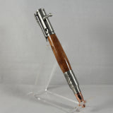 B-DHG Bolt Action Salute Sapele Pen With Antique Pewter Trim