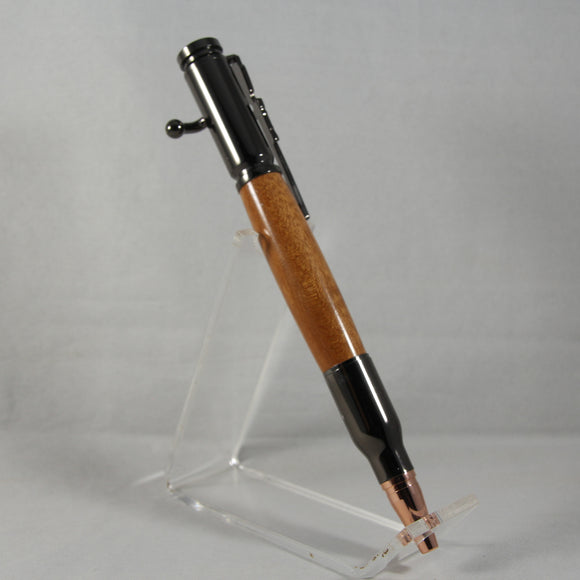 B-DHH Bolt Action Osage Orange Pen With Gun Metal Trim