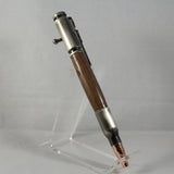 B-DHI Bolt Action Walnut  Pen With Antique Pewter Trim