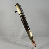 B-DIA Bolt Action Wenge  Pen With Antique Brass Trim