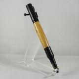 B-DIE Bolt Action Osage Orange  Pen With Black Enamel Trim