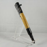 B-DIE Bolt Action Osage Orange  Pen With Black Enamel Trim