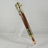 B-DIF Bolt Action Tambuti  Pen With Antique Brass Trim