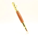 B-EEH Bolt Action Bubinga Pen With Gold Trim