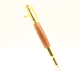 B-EEH Bolt Action Bubinga Pen With Gold Trim