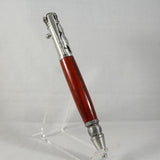 BB-H Baseball Padauk Twist Pen With Antique Pewter