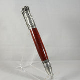 BB-H Baseball Padauk Twist Pen With Antique Pewter
