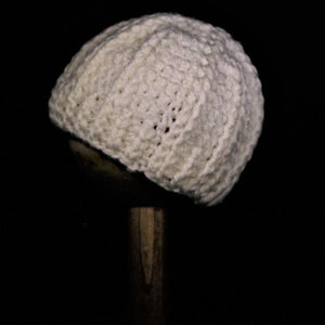 BURSA158 - Crocheted Hat - White (Baby)