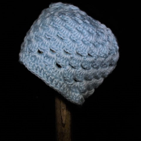 BURSA166 - Crocheted Hat - Baby blue (Baby)