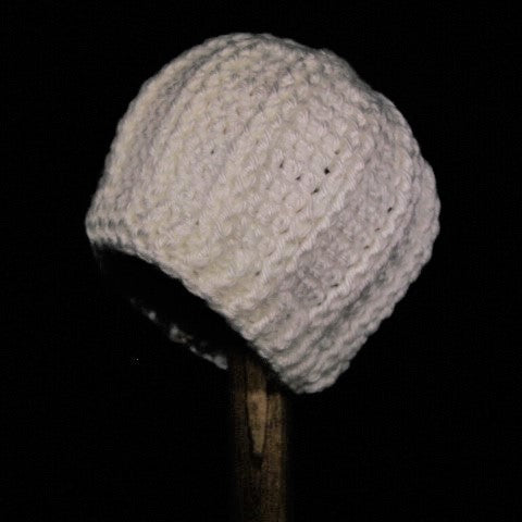 BURSA170 - Crocheted Hat - White (Baby)