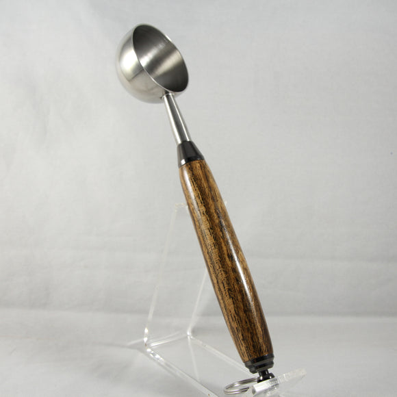 CE-BBA Coffee Scoop (1TBS) Bocote With Gun Metal Trim