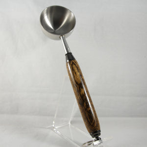 CE-BBB Coffee Scoop (2TBS) Bocote With Gun Metal Trim