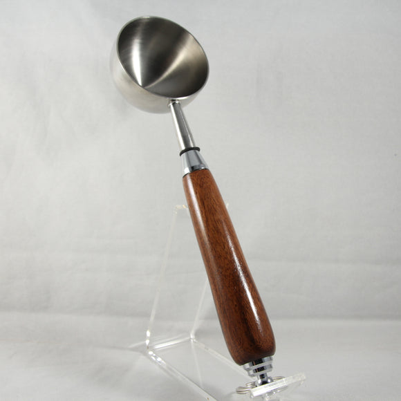 CE-BBF Coffee Scoop (2TBS) Bolivian Rosewood With Chrome Trim