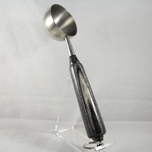 CE-BBG Coffee Scoop (2TBS) Black and Gray Laminate With Gun Metal Trim