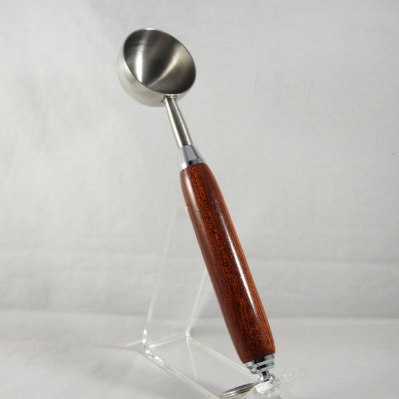 CE-BBH Coffee Scoop (1TBS) Padauk With Chrome Trim