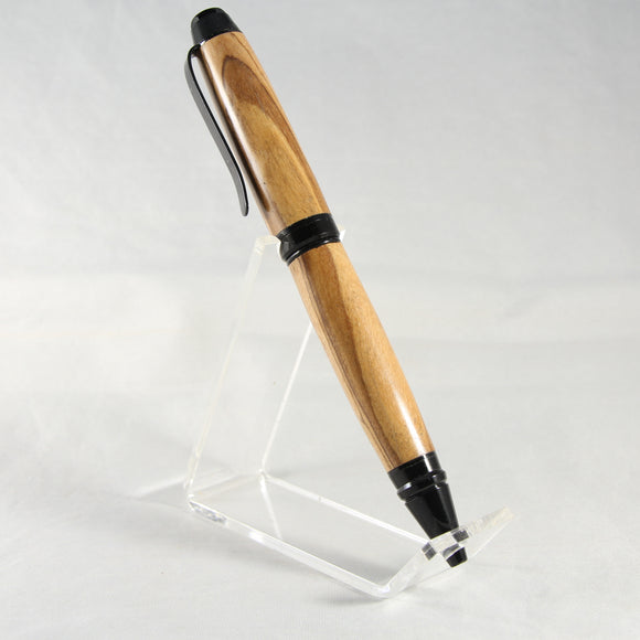 CG-BI Cigar Olivewood Twist Pen With Gun Metal Trim