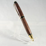 CG-CC Cigar Black Walnut Twist Pen With Gold Trim