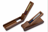 Single Walnut Pen Display Case