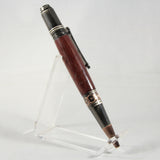 DV-CE Da Vinci Purple Heart Twist Pen with Rose Gold Trim
