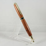 EA-CI Elegant American Cedar Twist Pen With Gold Trim