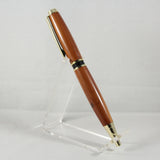 EA-CI Elegant American Cedar Twist Pen With Gold Trim