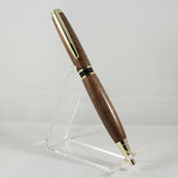 EA-DC Elegant American Walnut Twist Pen With Gold Trim