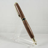 EA-DC Elegant American Walnut Twist Pen With Gold Trim