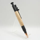 ERF-I Eagle Rifle Click Pen Pecan With Flat Black Trim