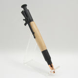 ERF-I Eagle Rifle Click Pen Pecan With Flat Black Trim