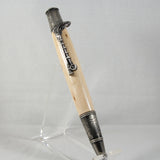 FF-EE Fishing Bradford Pear Twist Pen with Antique Pewter Trim