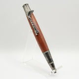 FF-FB Fishing Bubinga Twist Pen with Antique Pewter Trim