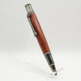 FF-FB Fishing Bubinga Twist Pen with Antique Pewter Trim