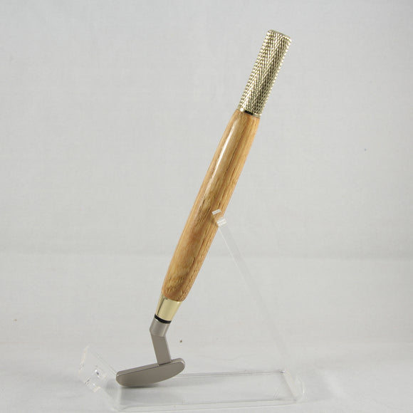 GDT-AF Desk Top Putter Hickory With Gold Trim