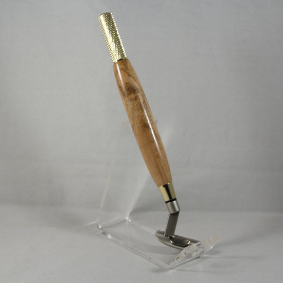 GDT-BB Desk Top Putter Ambrosia Maple With Gold Trim