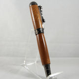 GFR-AC Golf Pecan Rollerball With Antique Brass Trim