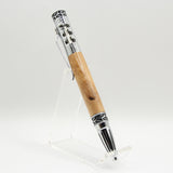 GS-EC Gear Shift Pecan Pen With Chrome Trim