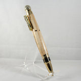 GT-BC Golf Twist Pen Ambrosia Maple With Gold Trim