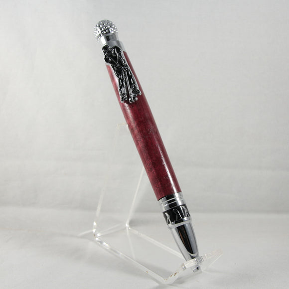 GT-CD Golf Twist Pen Purpleheart With Chrome Trim