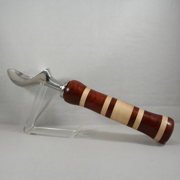 IC-ABI Ice Cream Scoop Padauk & Cherry With Stainless Steel