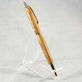 S-BFG Slimline Olivewood Click Pen With Gold Trim
