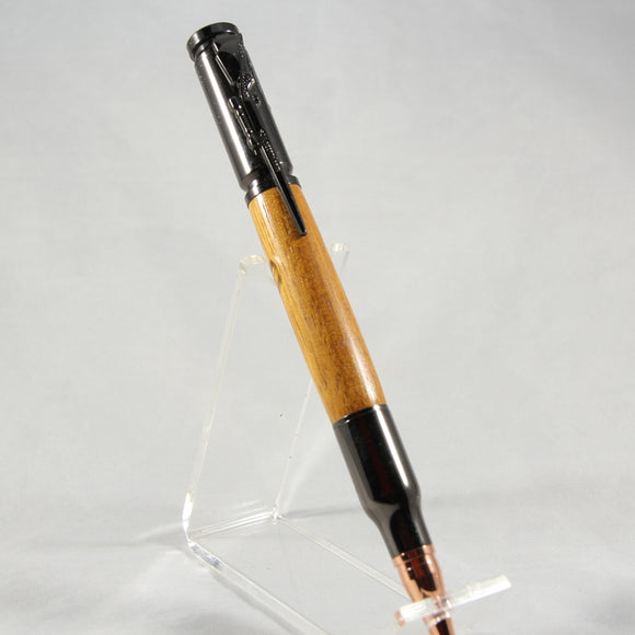 B-CIH Bolt Action Osage Orange Pen With Gun Metal Trim