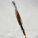 B-DBH Bolt Action East Indian Rosewood Pencil With Chrome Trim