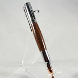B-DBH Bolt Action East Indian Rosewood Pencil With Chrome Trim