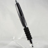 CT-A Contour Black and Gray Laminate Click Pen With Chrome Trim