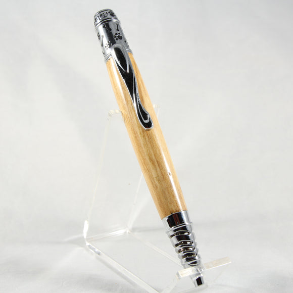 D-GC Dog Lover Dogwood Twist Pen With Chrome Trim